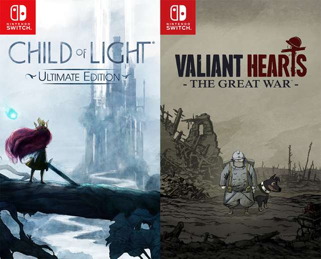 Ubisoft details of Light and Valiant Hearts Switch features