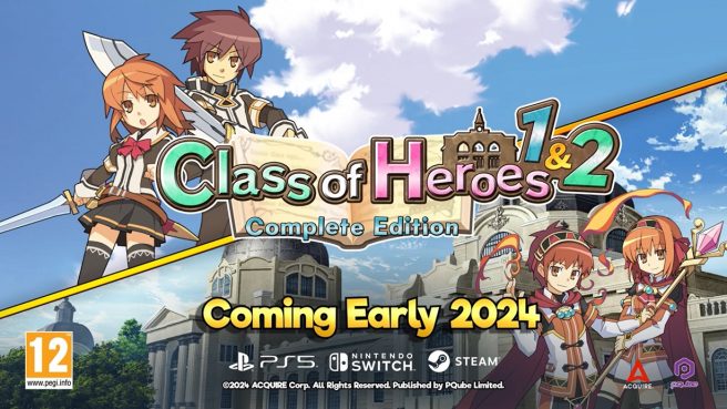 Class of Heroes 1 & 2 Complete Edition English west