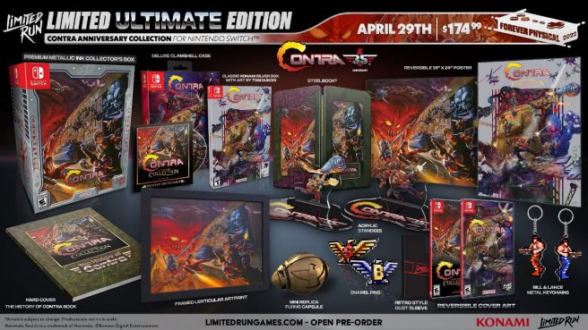 Contra Anniversary Collection physical