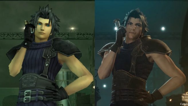 Crisis Core: Final Fantasy VII Reunion comparison