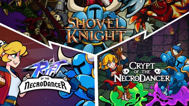 Crypt and Rift of the NecroDancer Shovel Knight DLC