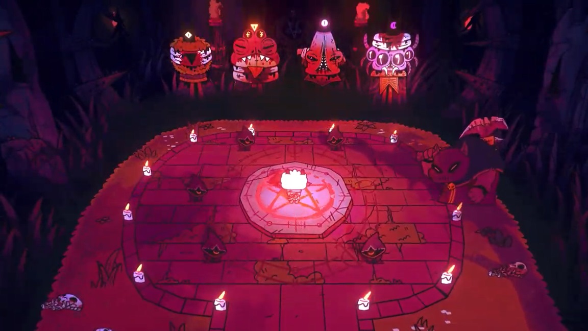 Cult of the Lamb recebeu novo trailer gameplay para explicar as