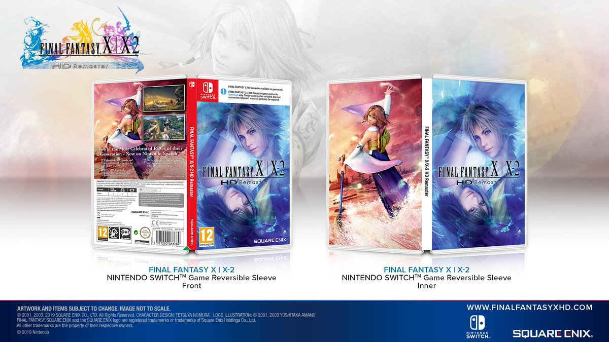 Final Fantasy X X 2 Hd Remaster Shows Off Reversible Cover For Europe Nintendo Everything