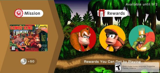 Donkey Kong Country icons Switch Online