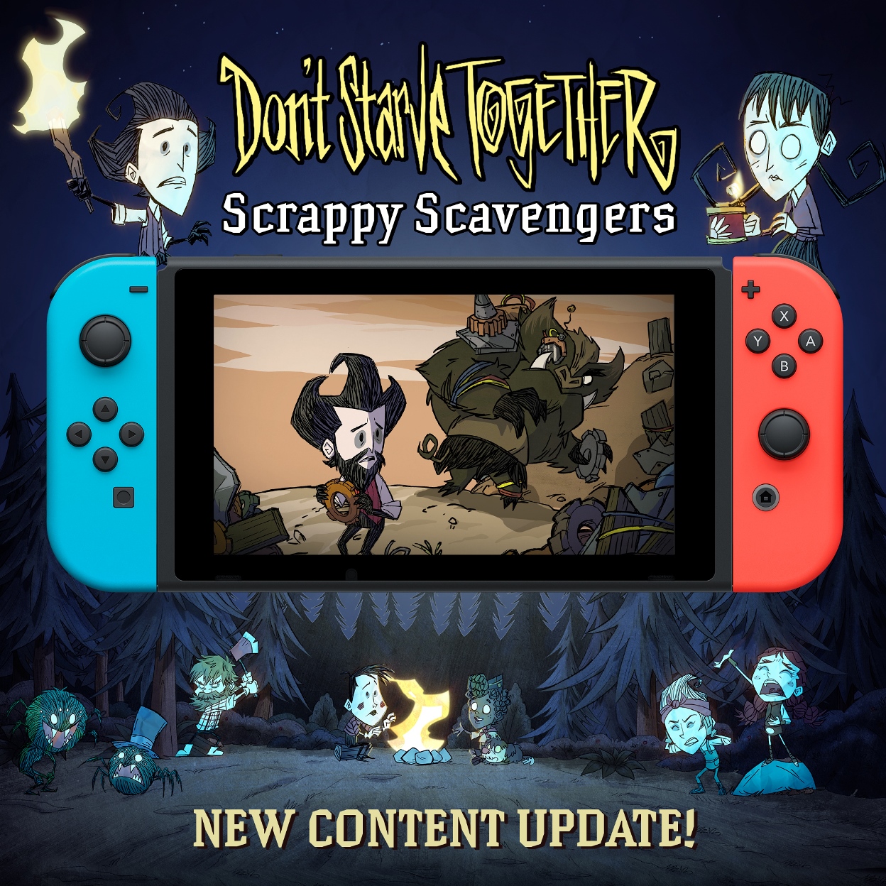 Don't Starve Together Scrappy Scavengers update