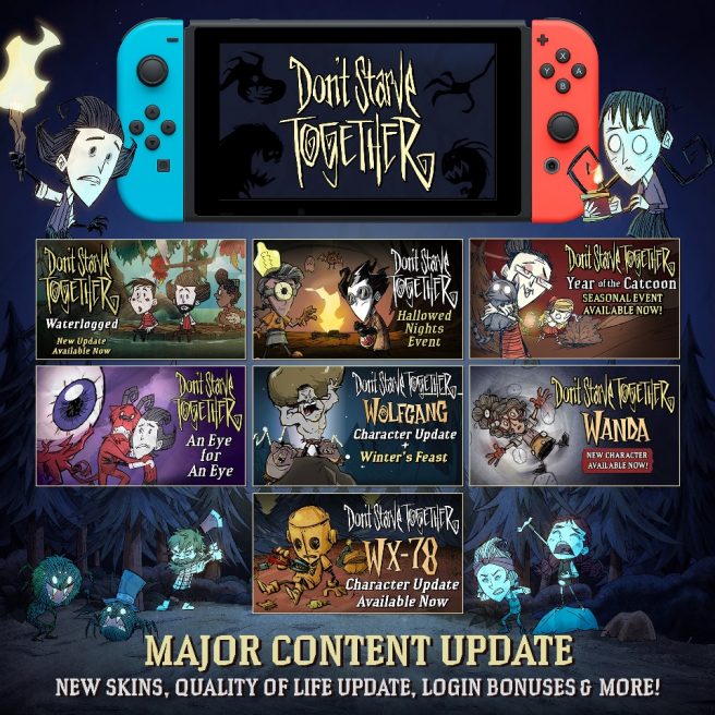 Actualización de Don't Starve Together Switch