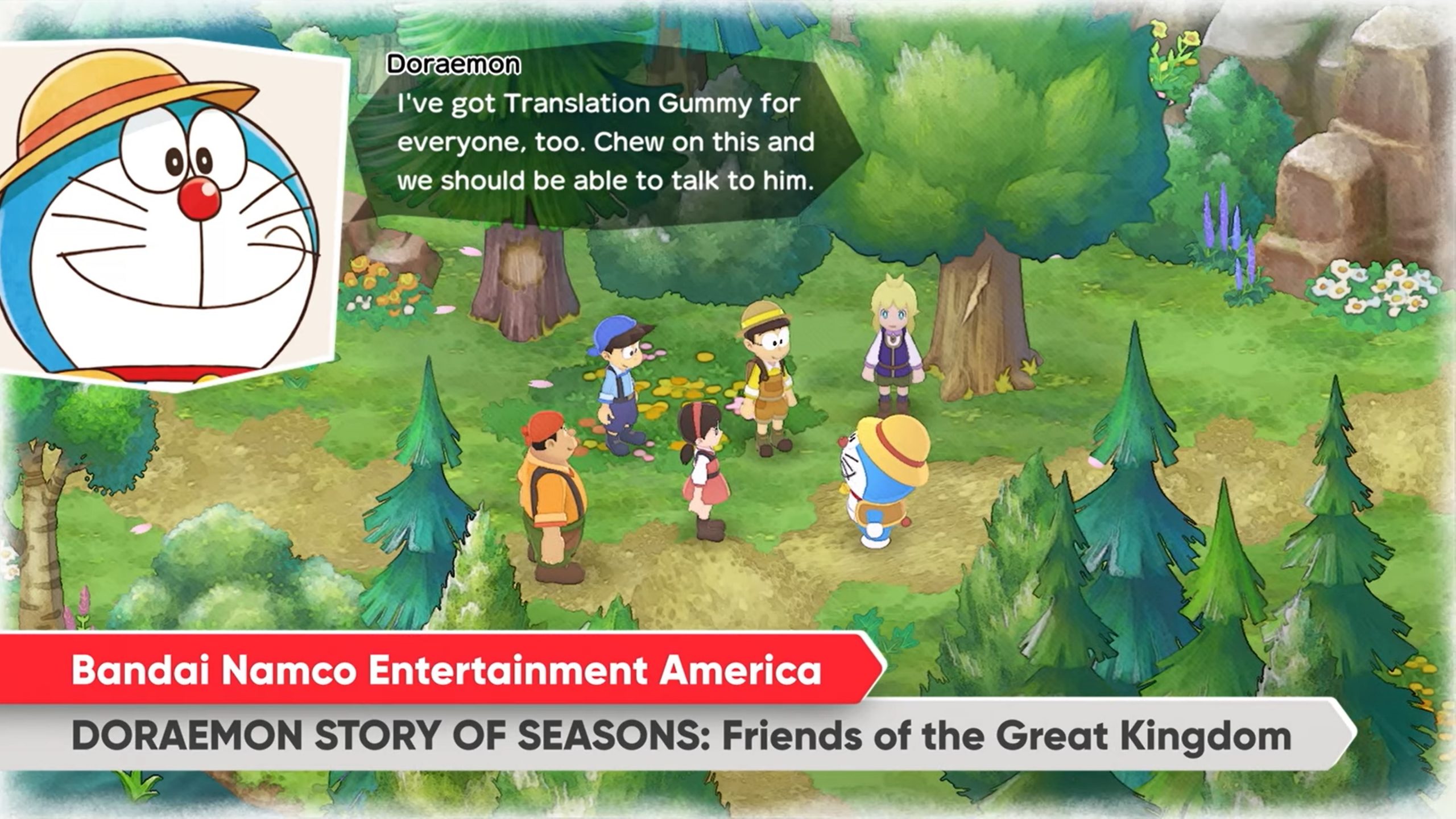 Doraemon Story of Seasons: Friends of the Great Kingdom announced for Switch