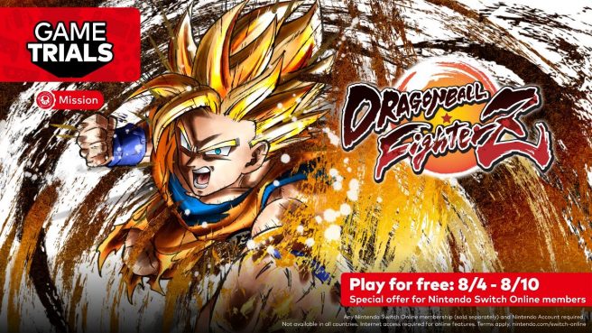 Dragon Ball FighterZ Switch Online Game Trial