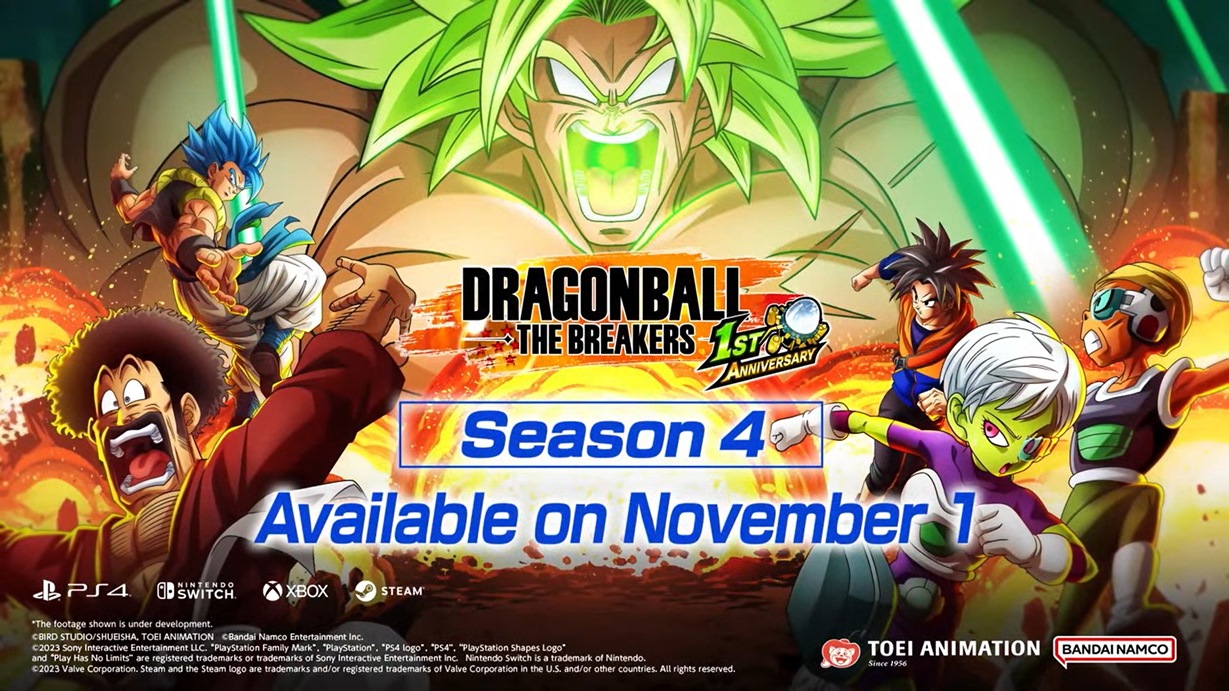 Dragon Ball: The Breakers reveals Season 4 with Broly and more