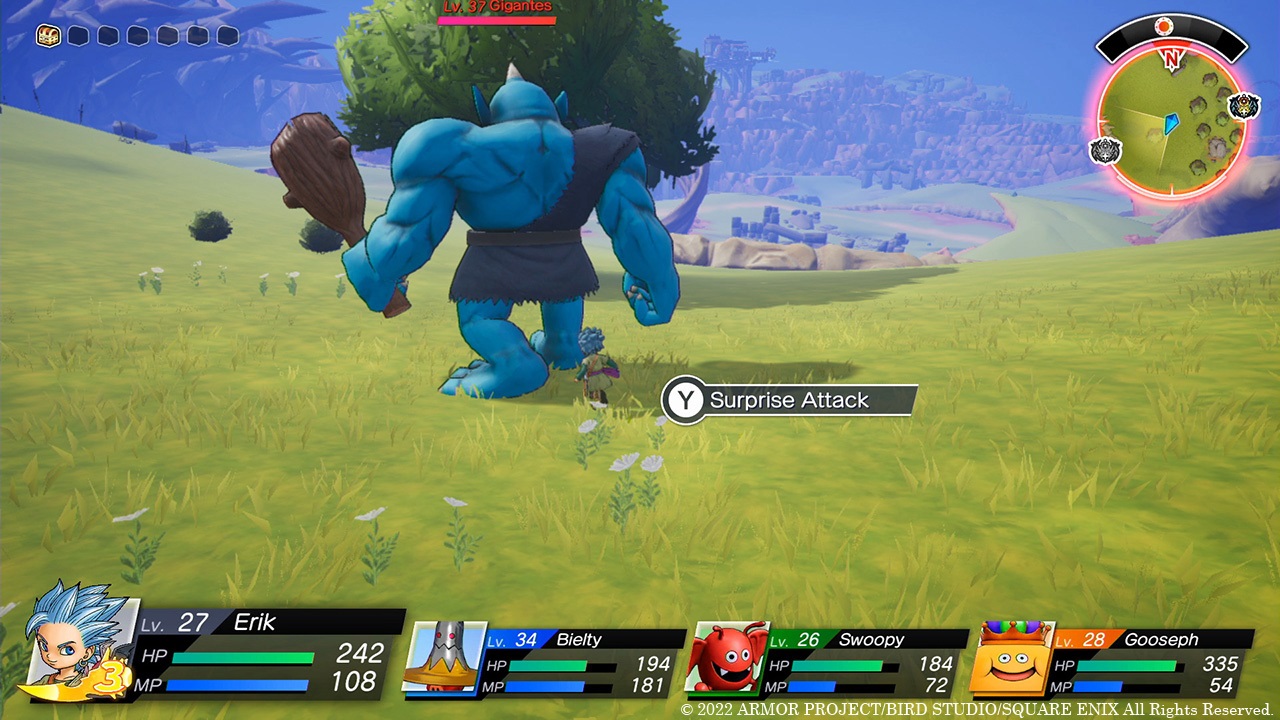 Dragon Quest Treasures details battles and combat