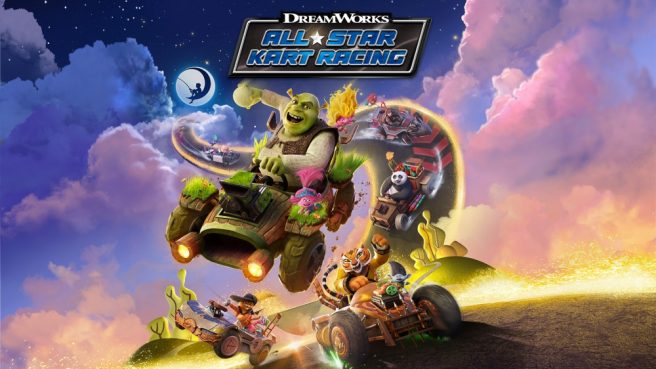 Character tracks from the DreamWorks All-Star Kart Racing squad