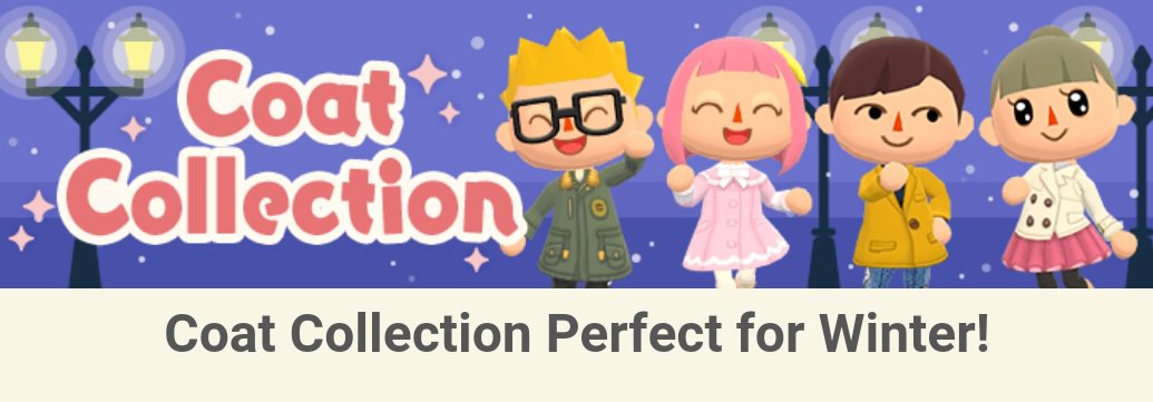 Animal Crossing: Pocket Camp - new Coat Collection is now live