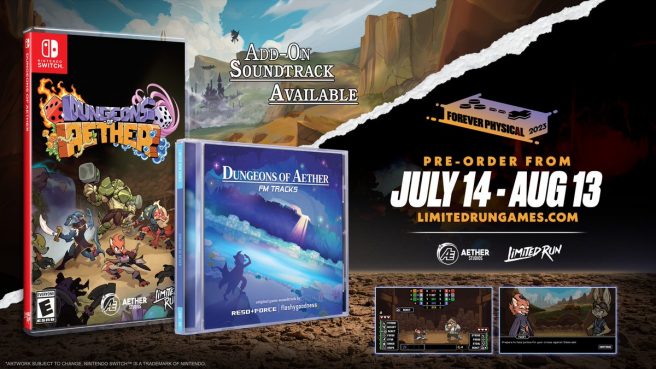 Dungeons of Aether physical
