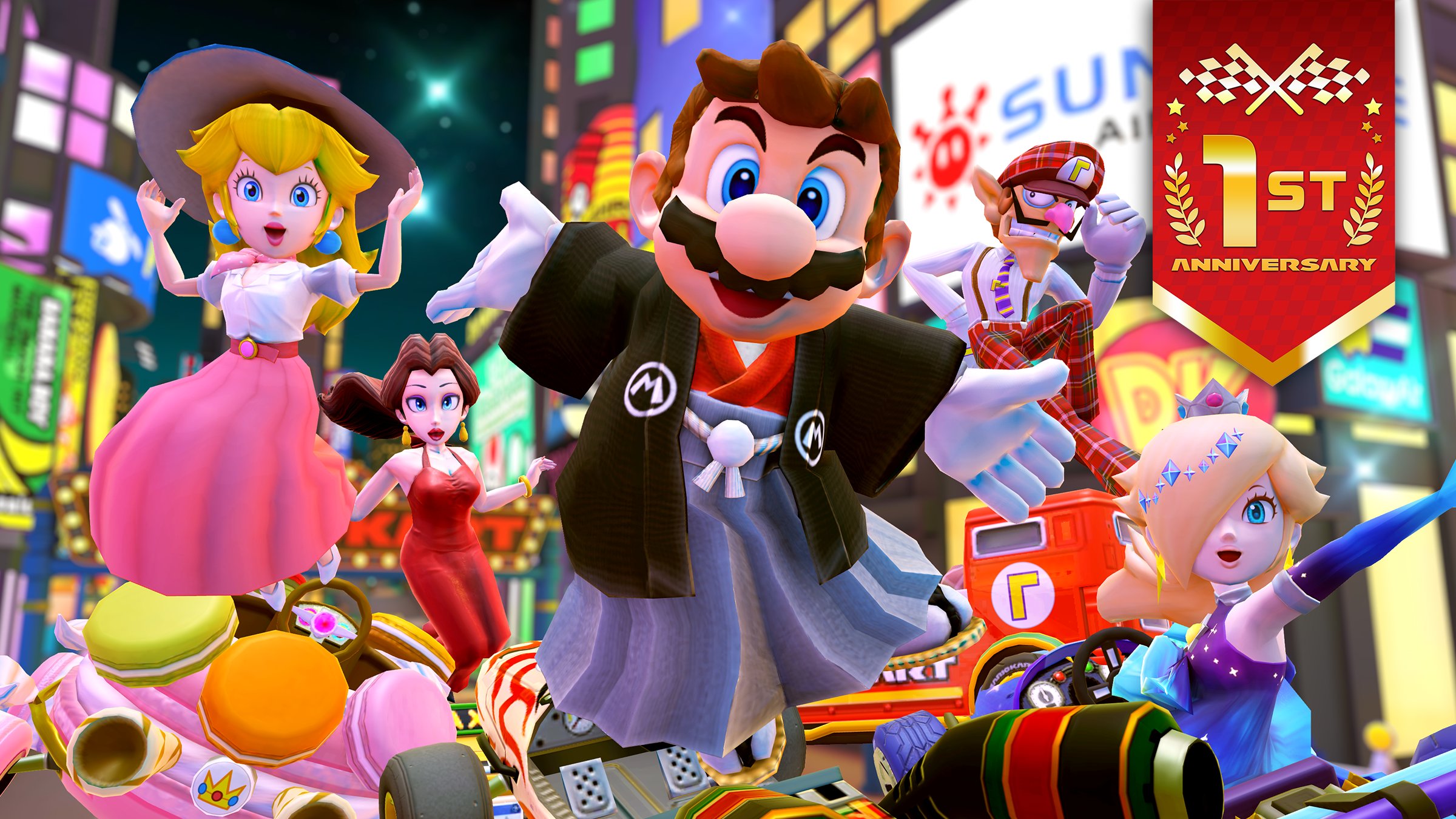 Mario Kart Tour 1st Anniversary Tour Trailer 