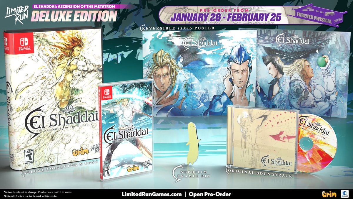 El Shaddai Switch physical release detailed for the west