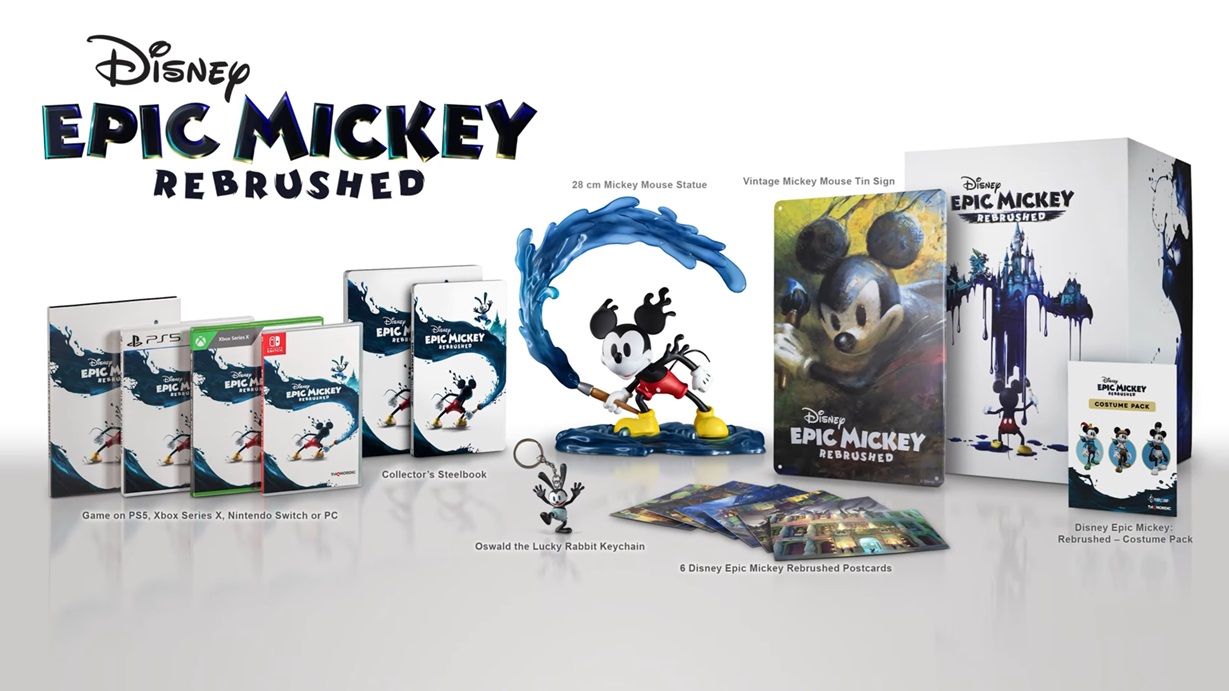 Epic Mickey Rebrushed collector's edition pre-order bonus release date