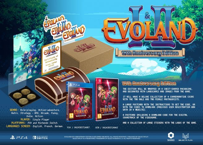 Evoland 10th Anniversary Edition physical