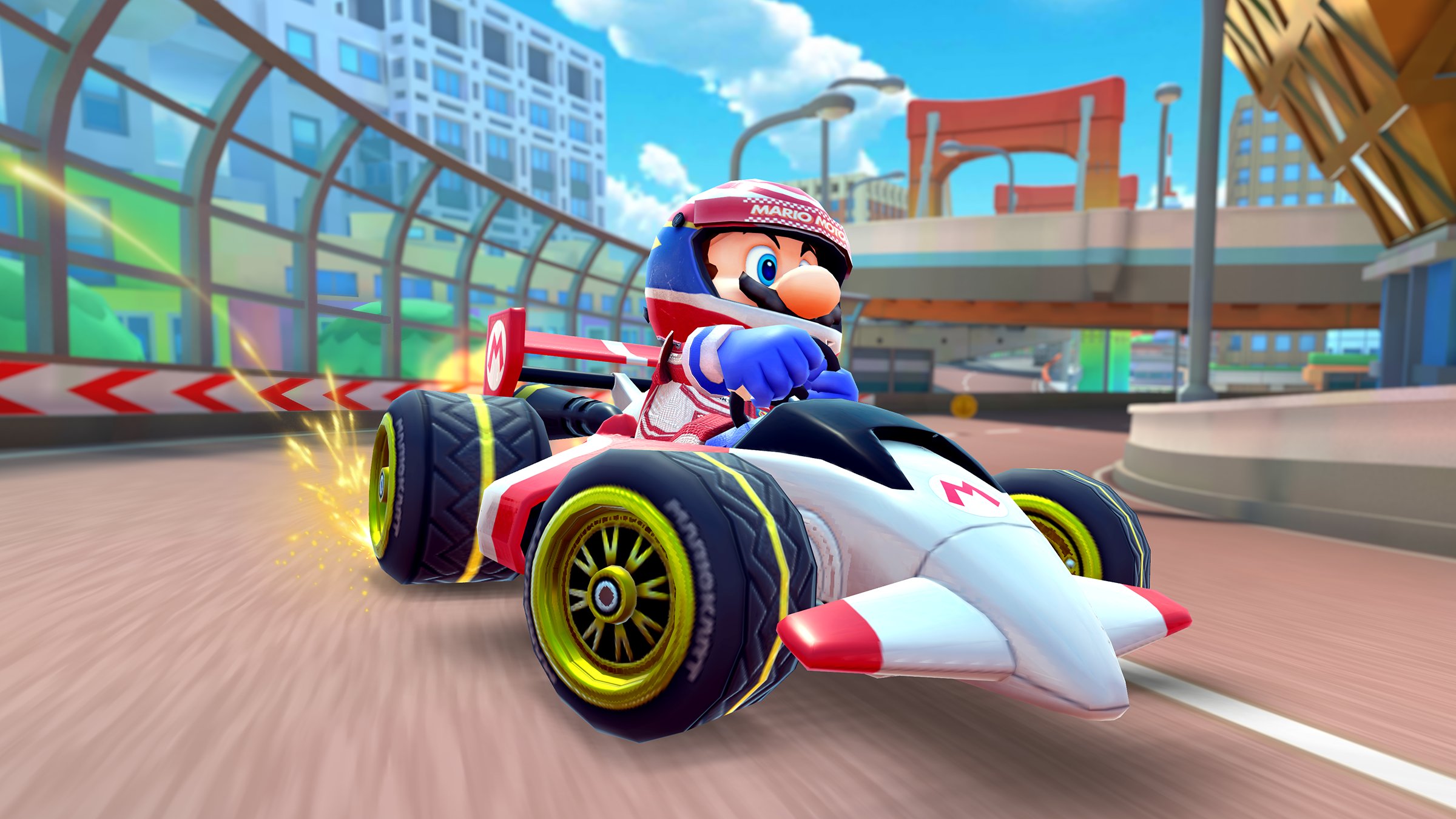 download mario race car driver