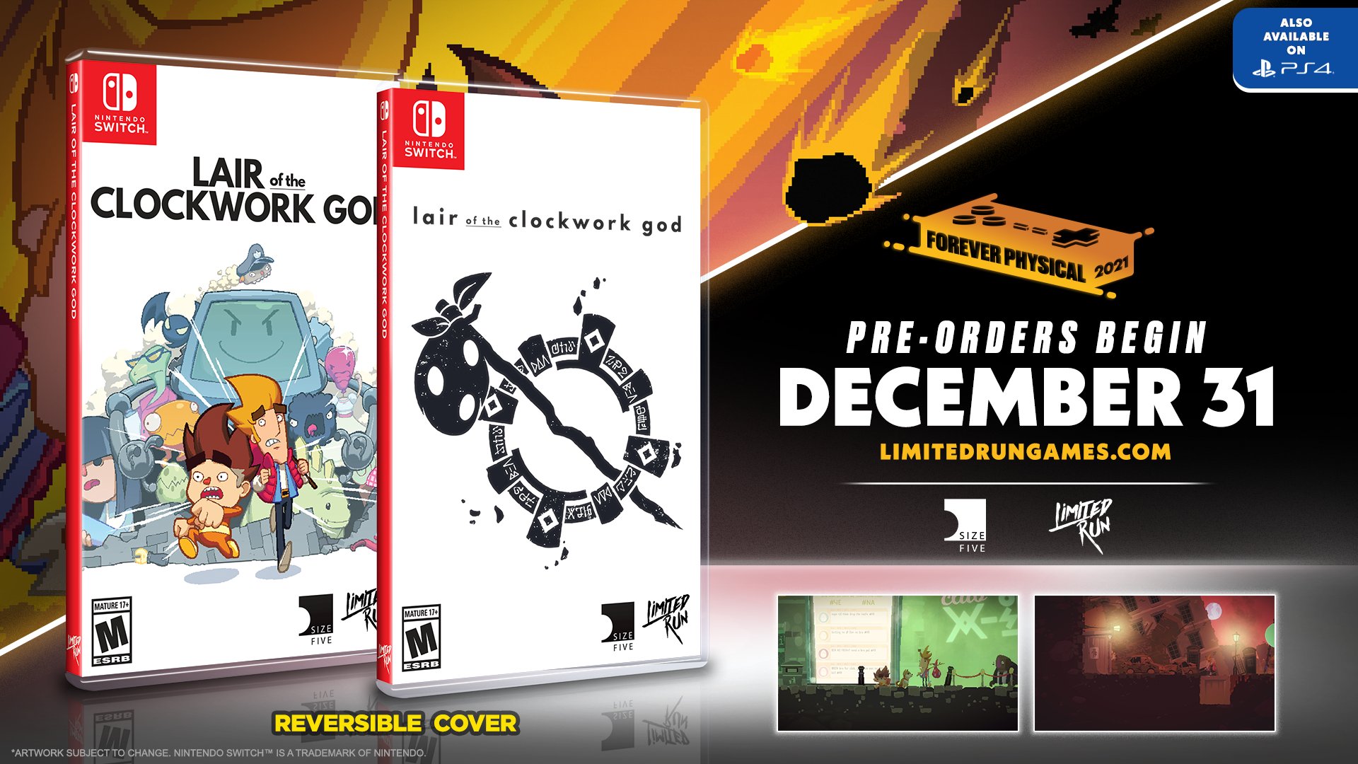 Clockwork god. Lair of the Clockwork God. Lair of the Clockwork God Limited Run (ps4). Lair of the Clockwork God [ps4, английская версия] NEXTGAME.