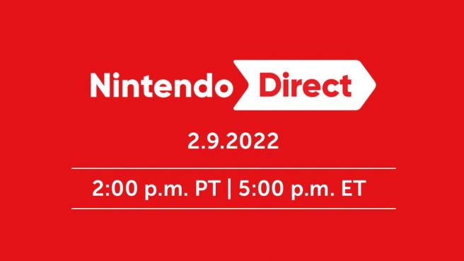 February 2022 Nintendo Direct recap announcement