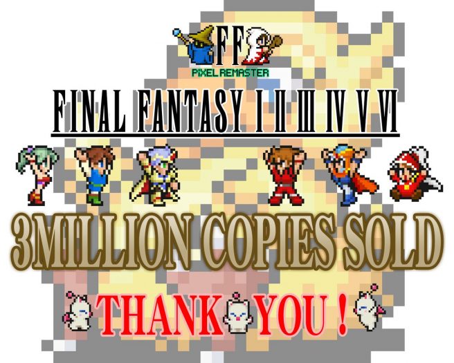 Final Fantasy Pixel Remaster three million