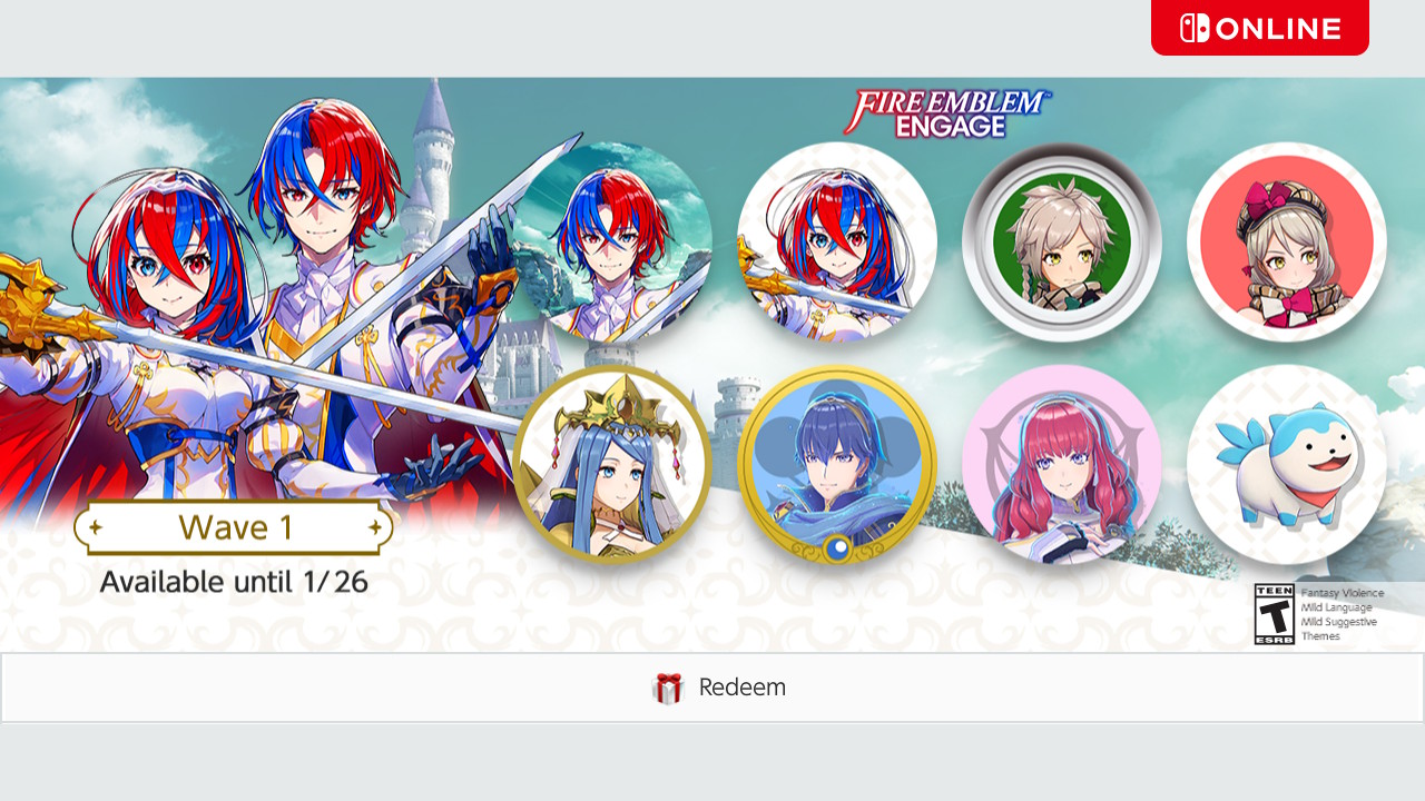 Fire Emblem Engage icons Switch Online