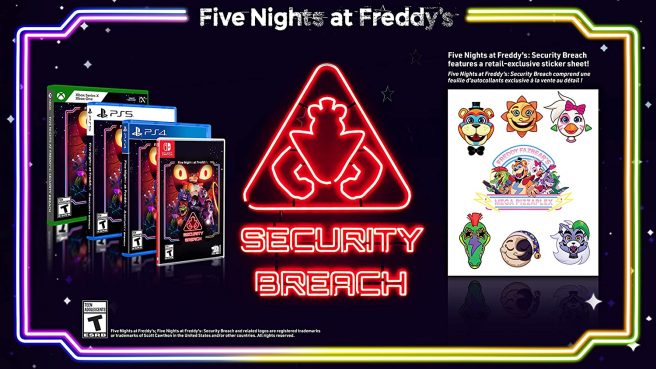 Five Nights at Freddy's: Security Breach physical