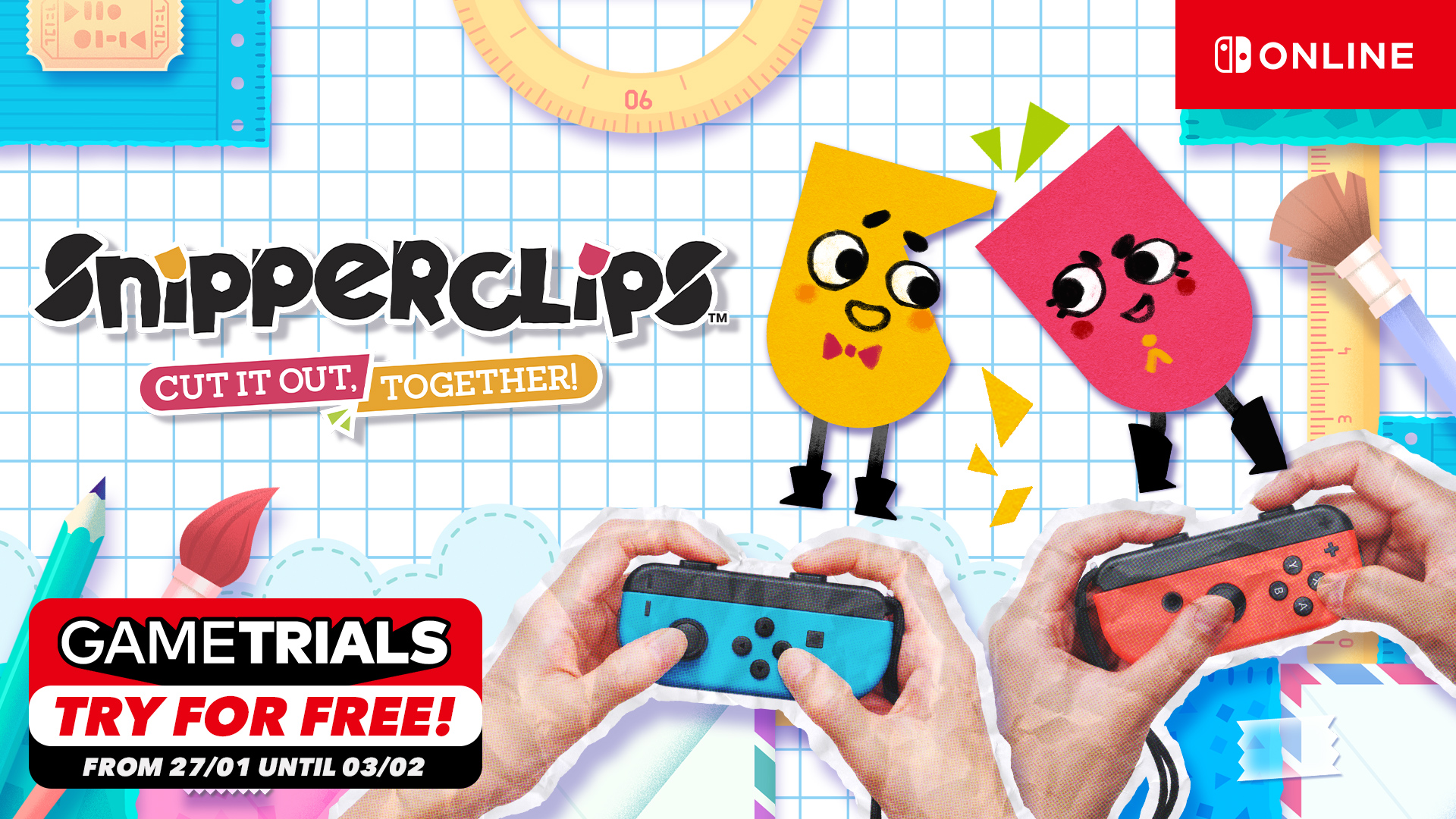 Indflydelse ortodoks mest Snipperclips is next Nintendo Switch Online Game Trial in Europe