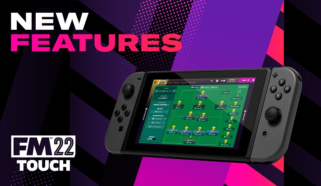 Football Manager 2022 Touch (FM22) First Look on Nintendo Switch