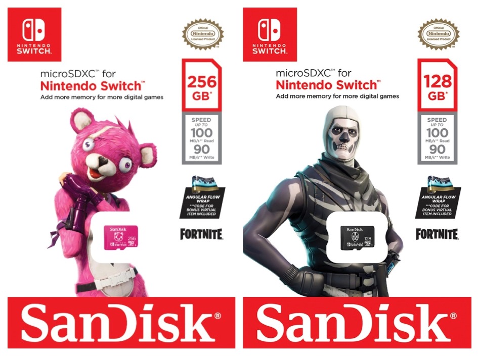 Switch's Officially-Licensed Micro SD Card Collection Expands With New  Fortnite Designs