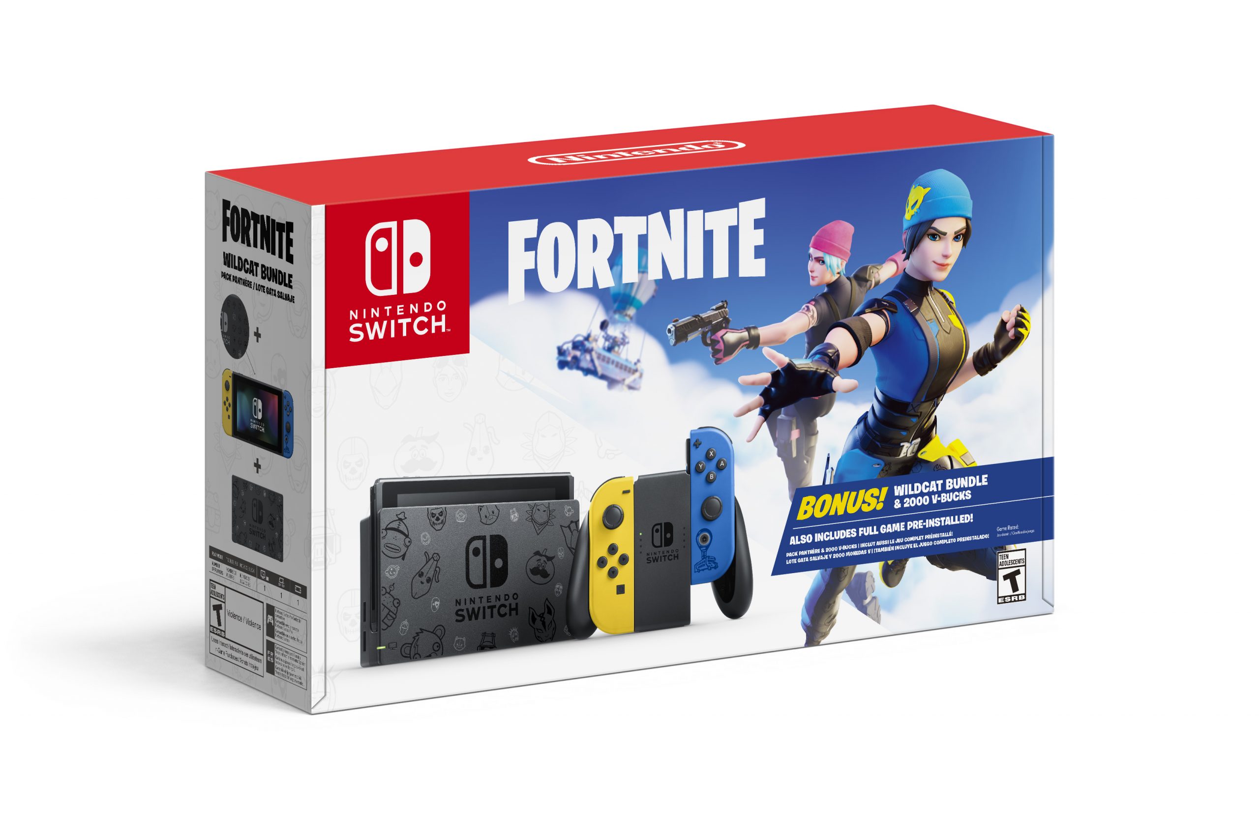 Download Nintendo Switch Fortnite Wildcat Bundle gets a US release ...