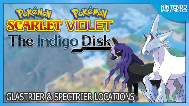 Glastrier Spectrier location Pokemon Scarlet Violet Indigo Disk