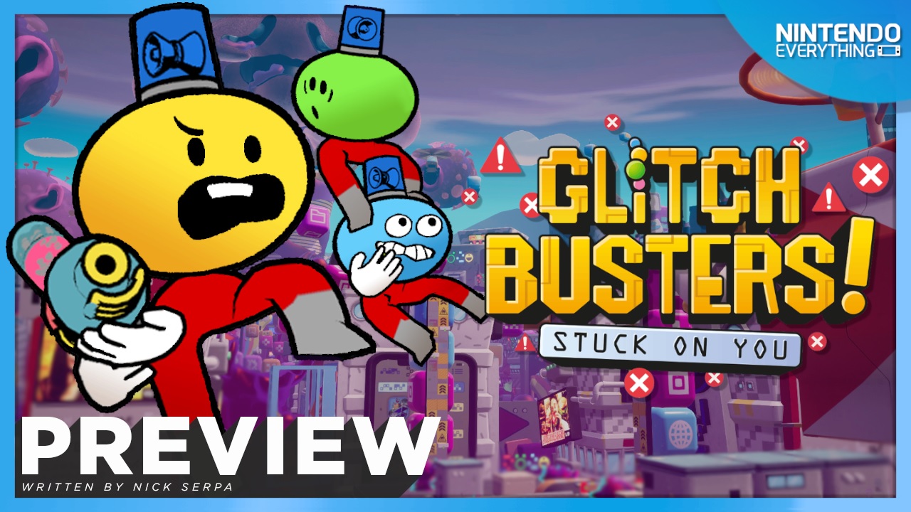 Glitch Busters Stuck on You preview for Nintendo Switch