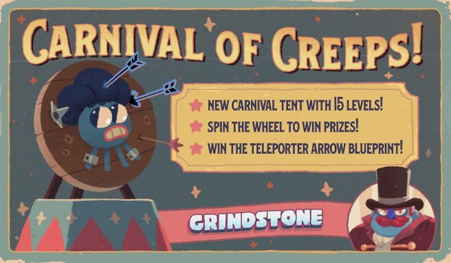 Grindstone Carnival of Creeps update