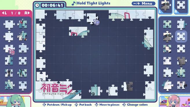 Hatsune Miku Jigsaw Puzzle gameplay