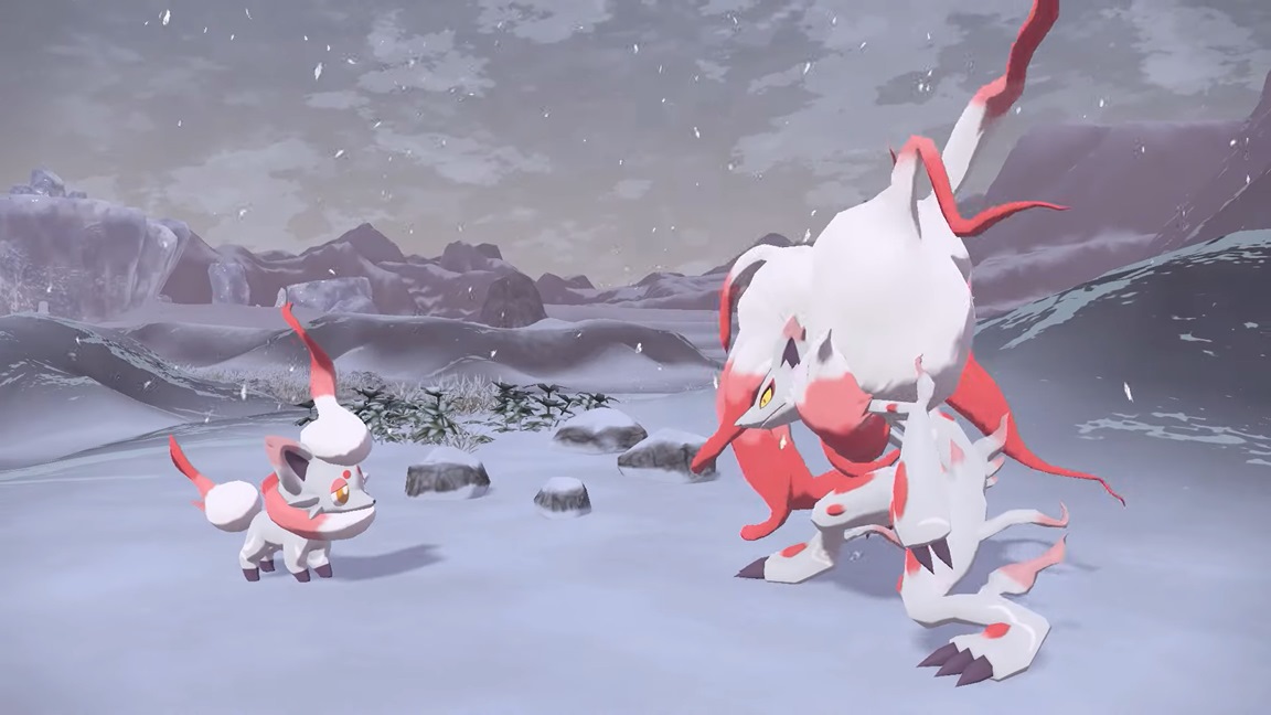 Pokemon Legends: Arceus Hisuian Zorua and Zoroark trailer, new details