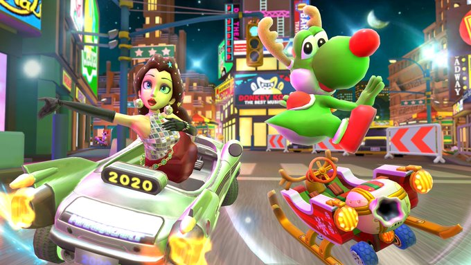 The Anniversary Tour begins in the Mario Kart Tour game