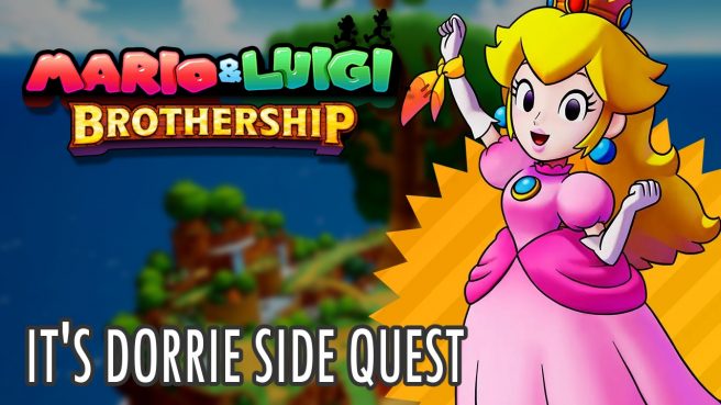 It's Dorrie side quest Mario Luigi Brothership