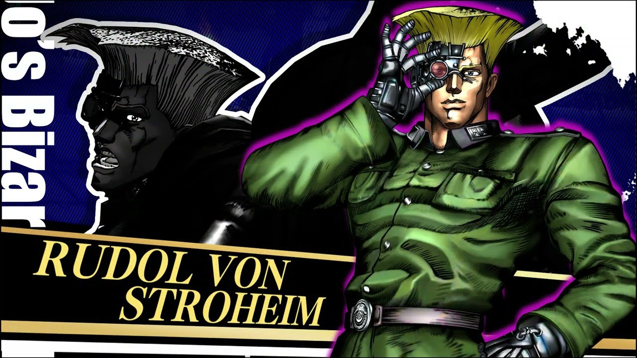 JoJo's Bizarre Adventure All Star Battle R Rudol Von Stroheim