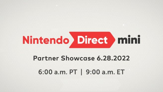 June 2022 Nintendo Direct Mini Partner Showcase recap announcement