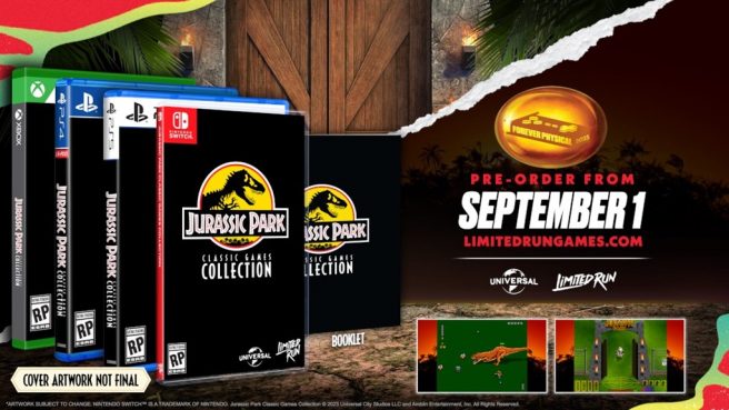 Jurassic Park Classic Games Collection details