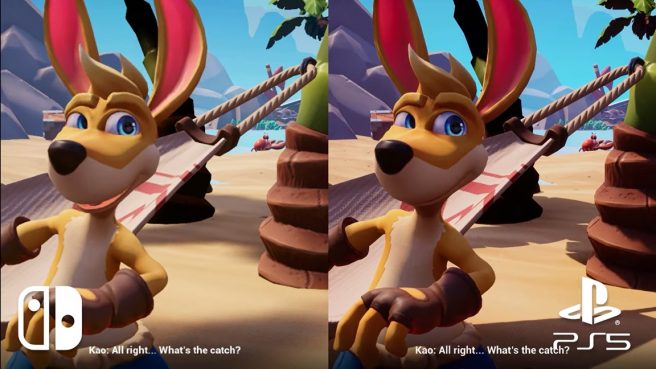 Kao the Kangaroo gameplay comparison