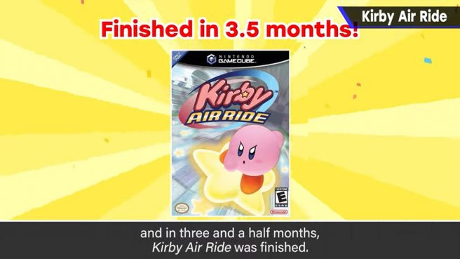 Kirby Air Ride Masahiro Sakurai