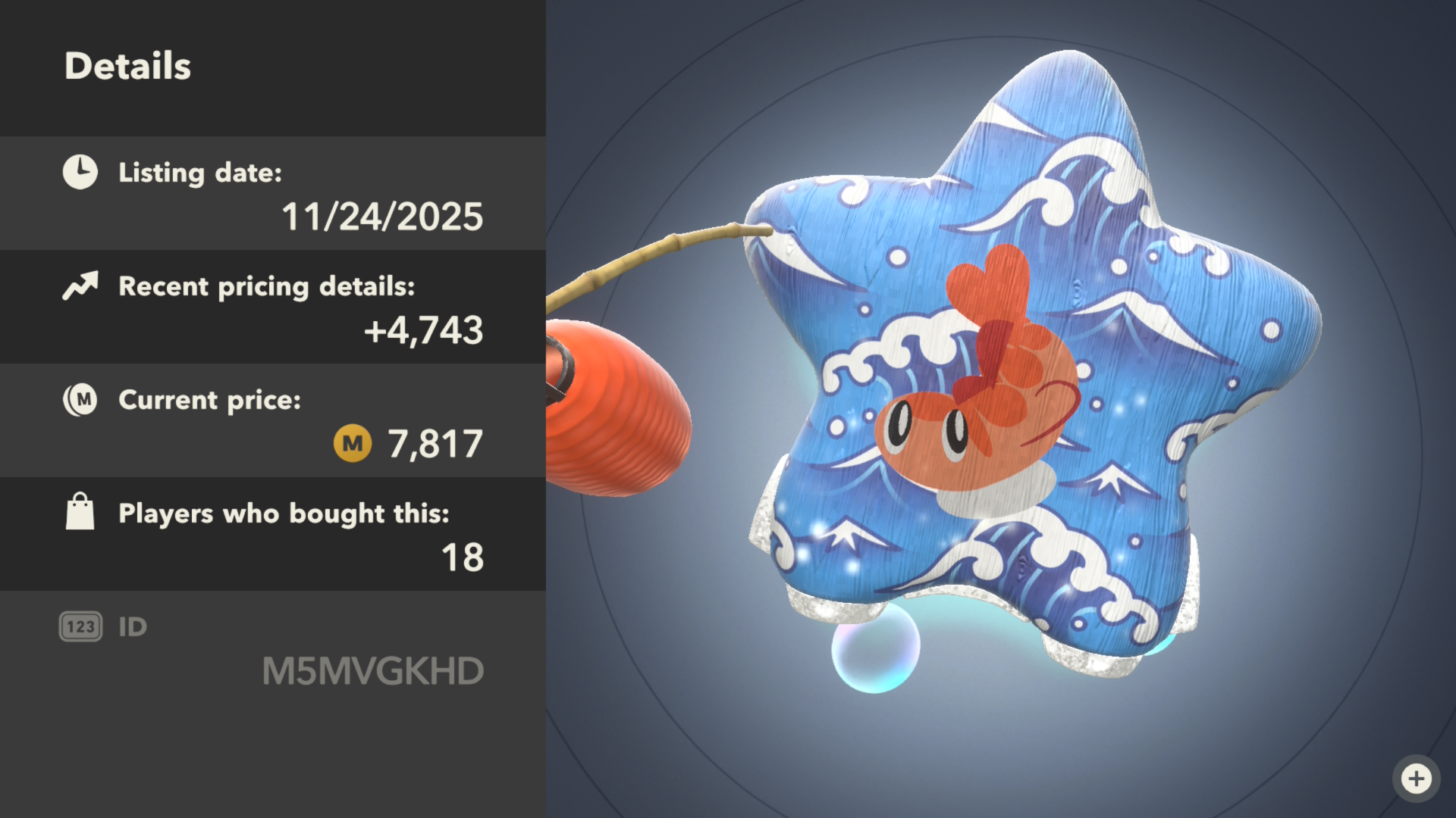 Kirby Air Riders Tatsugiri machine