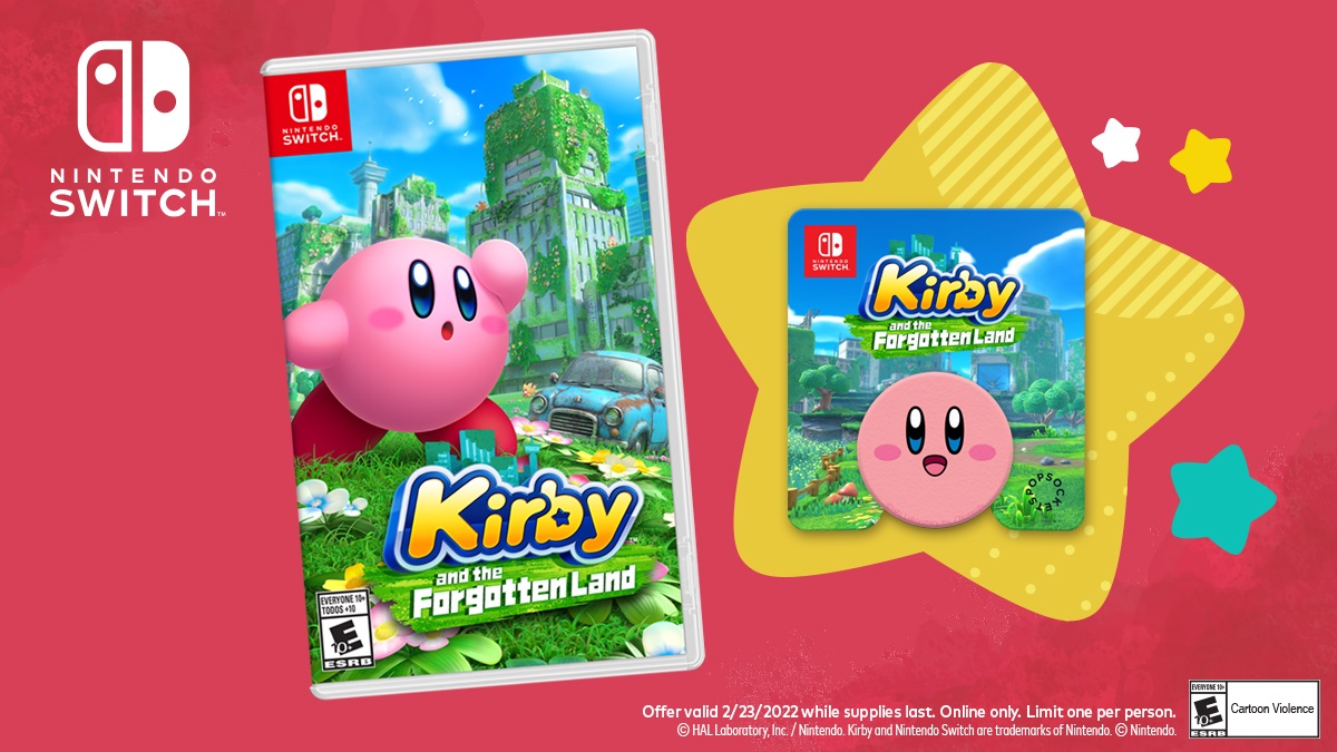 Nintendo Switch Kirby and the Forgotten Land Game Deals US Version