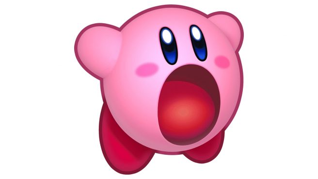 Kirby verschlingt Feinde