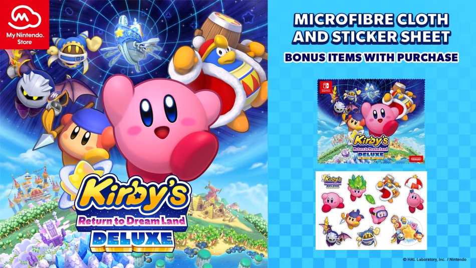 Kirby's Return to Dream Land Deluxe pre-order bonus UK