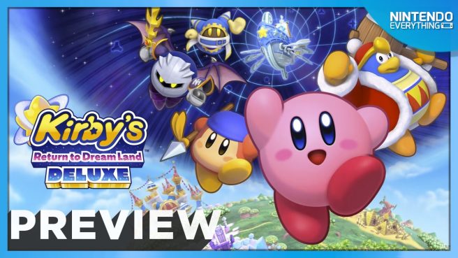 Kirby's Return to Dream Land Deluxe preview