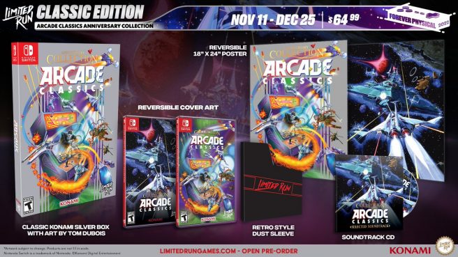 Konami Arcade Classics Anniversary Collection physical