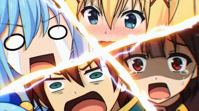 KonoSuba God's Blessing on this Wonderful World! Cursed Relic and the Perplexed Adventurers opening movie